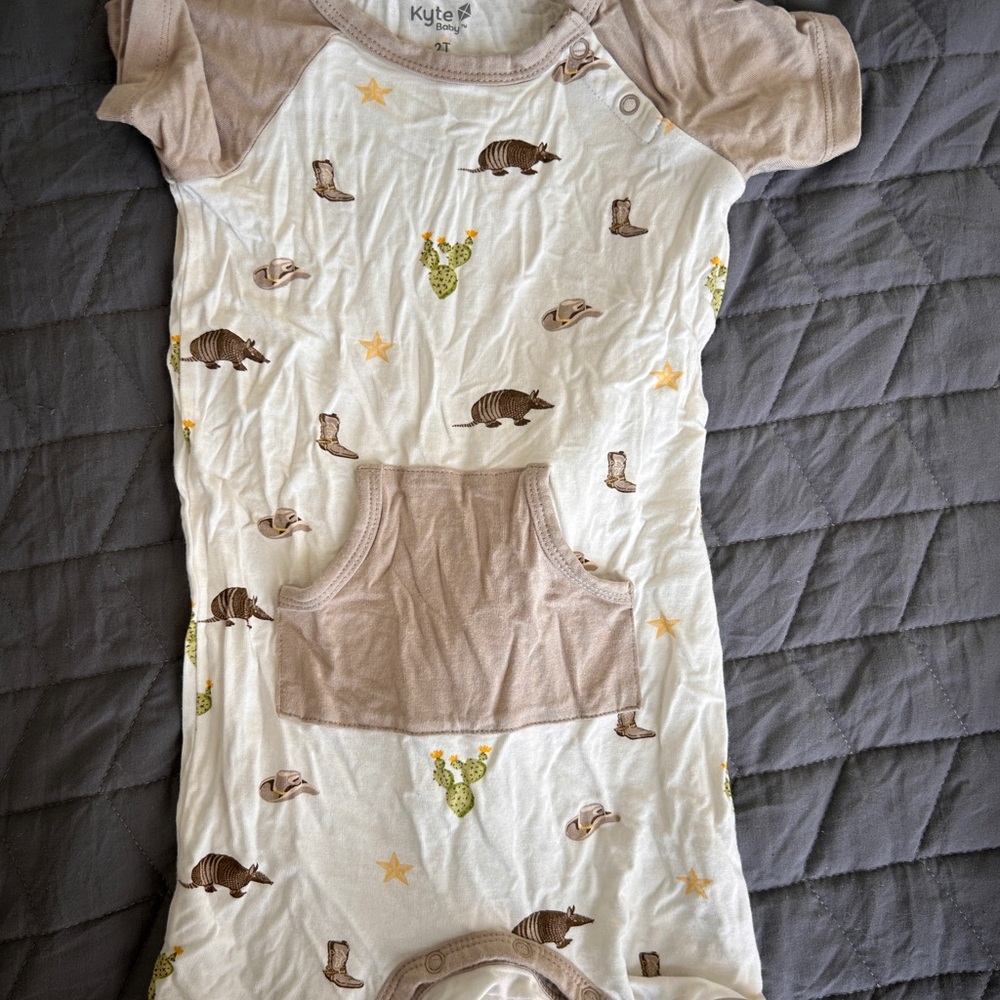 Kyte BABY Western Snap Romper